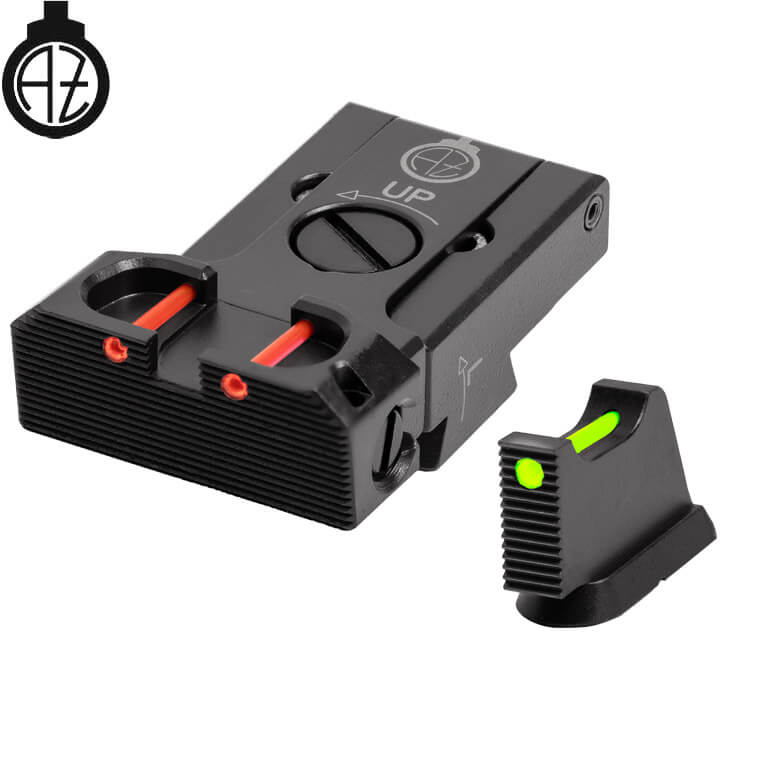 CZ 75B, CZ P-01, CZ 75 SP-01 regulējami mehāniskie tēmēkļi ar optisko šķiedru | type B Zendl