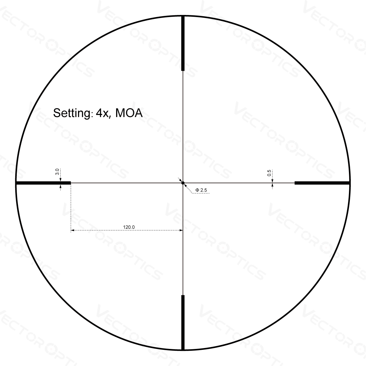 Vector Optics Forester 1-4x24SFP šautenes tēmeklis Vector Optics