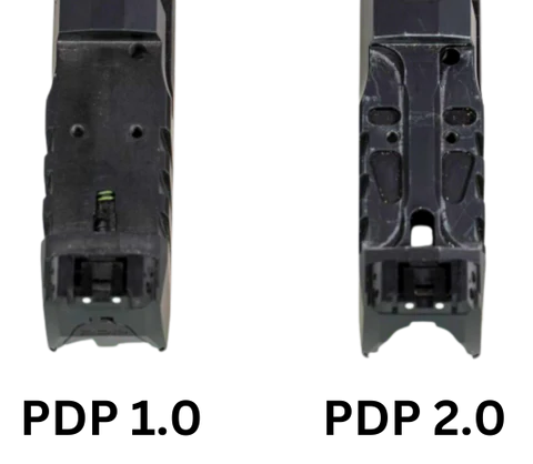 Walther PDP 1.0 un Walther PDP 2.0 atšķirība