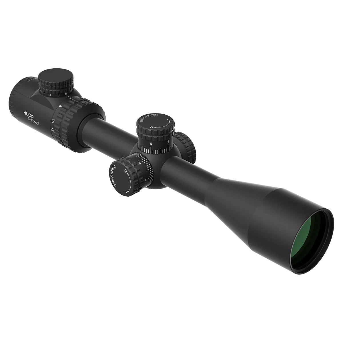 Vector Optics Hugo 3-12x40i Fiber Reticle šaujamieroča tēmeklis Vector Optics