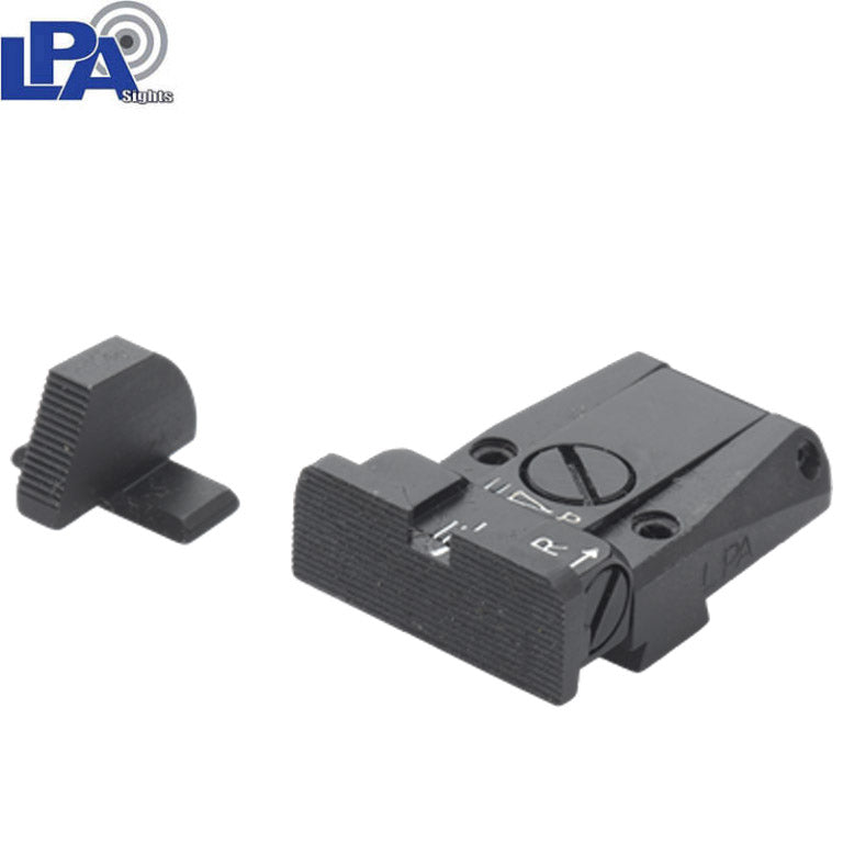 Springfield XD-XDM-XDS, HS Produkt HS-9, SF19 & S-Line adjustable sight set grooved LPA