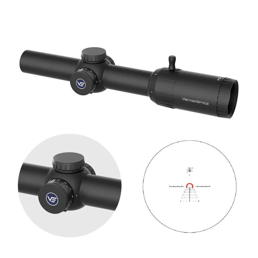 Vector Optics Constantine 1-8x24 FFP RAR šautenes tēmēklis Vector Optics