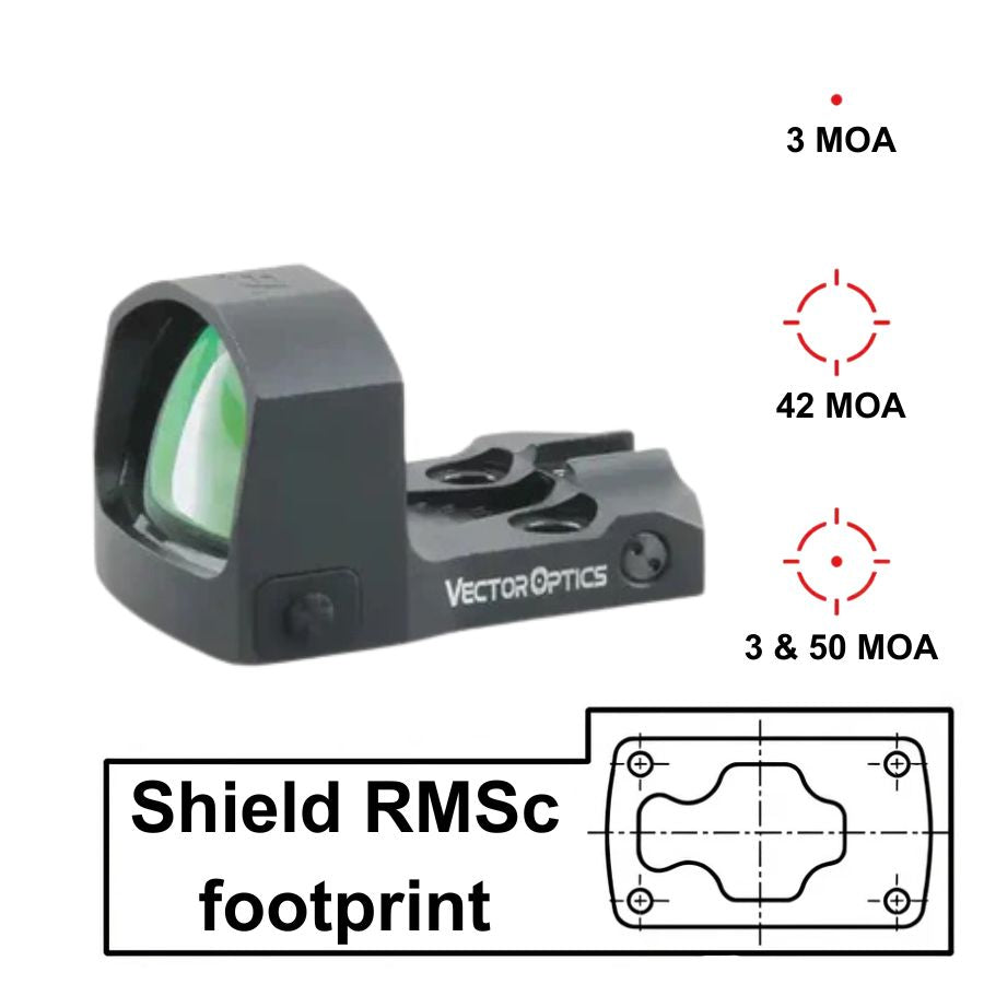 Vector Optics Frenzy-S 1x17x24 MOS Multi Reticle kolimators