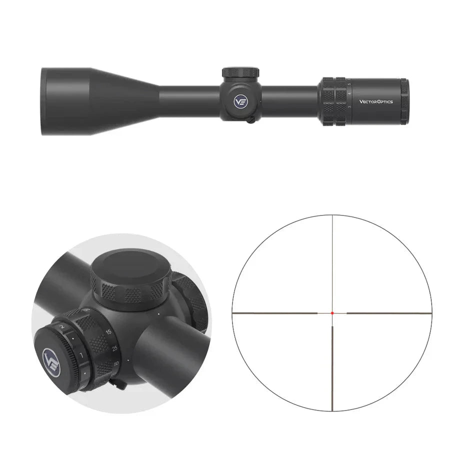 Vector Optics Grizzly 3-18x56i HD šaujamieroča tēmēklis Vector Optics