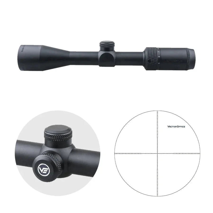 Vector Optics Matiz 3-9x40 SFP MIL šautenes optika Vector Optics