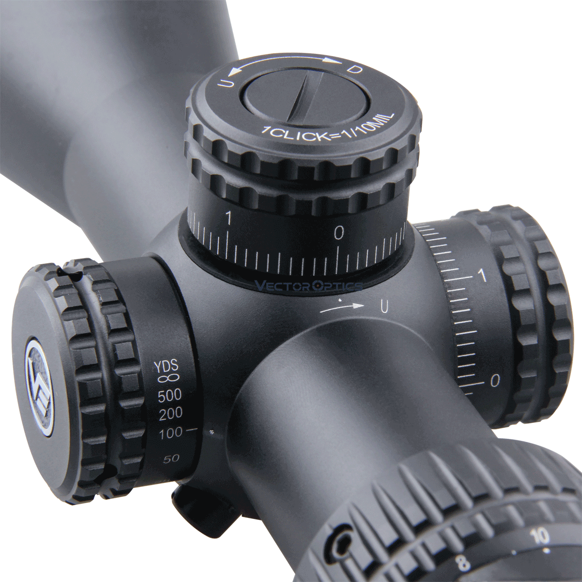 Vector Optics Veyron 3-12x44 SFP kompakts šautenes tēmeklis Vector Optics