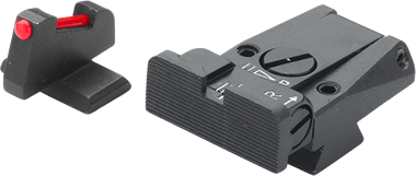 Browning Hi-Power regulējami mehāniskie tēmēkļi | fiber optic