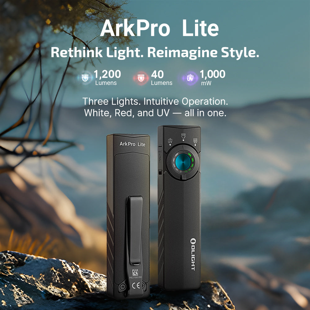 Olight ArkPro Lite | plakans 3-in-1 EDC lukturis | 1.200 lm