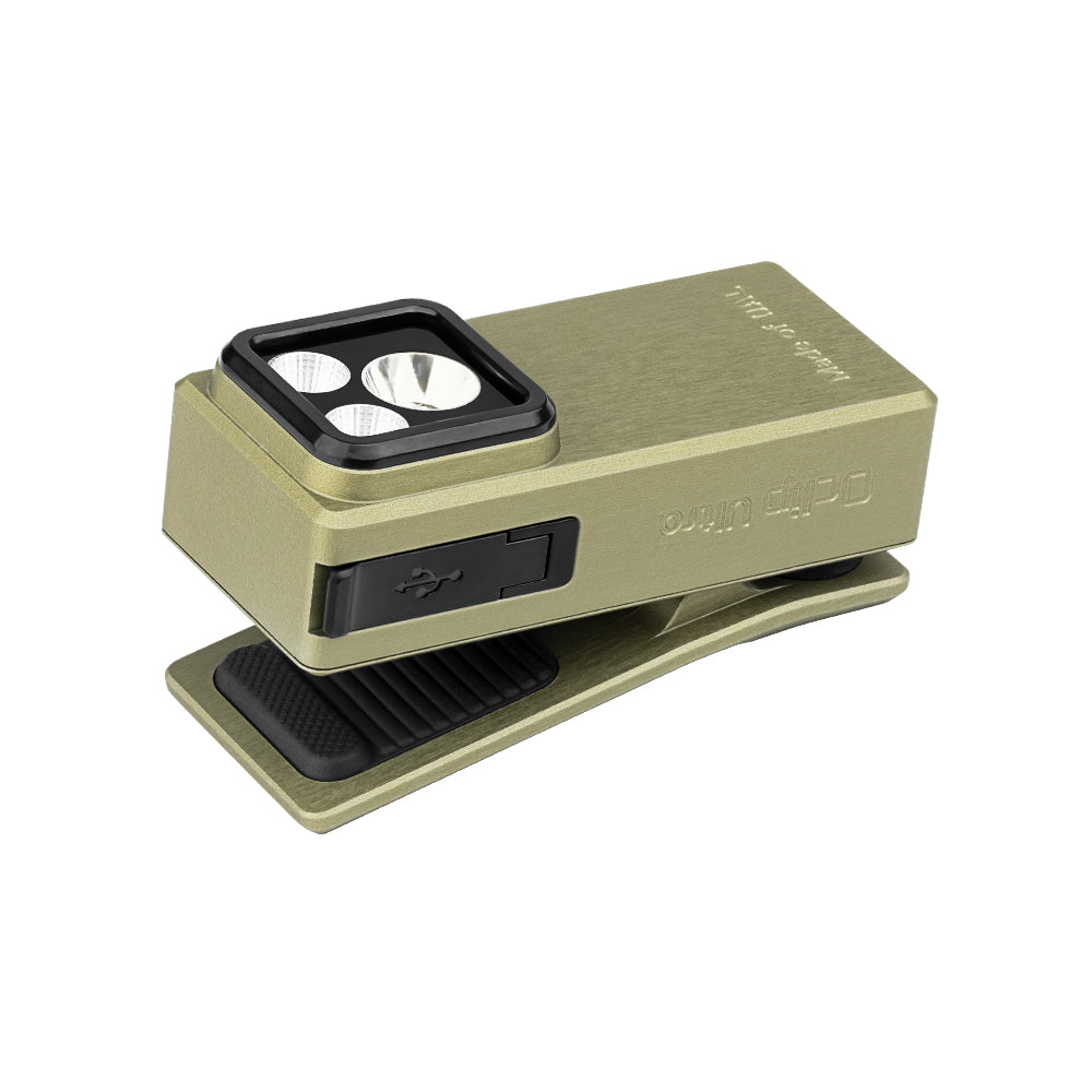 Olight Oclip Ultra | 3-in-1 piespraužams EDC lukturis | 530 lm - Olive Green