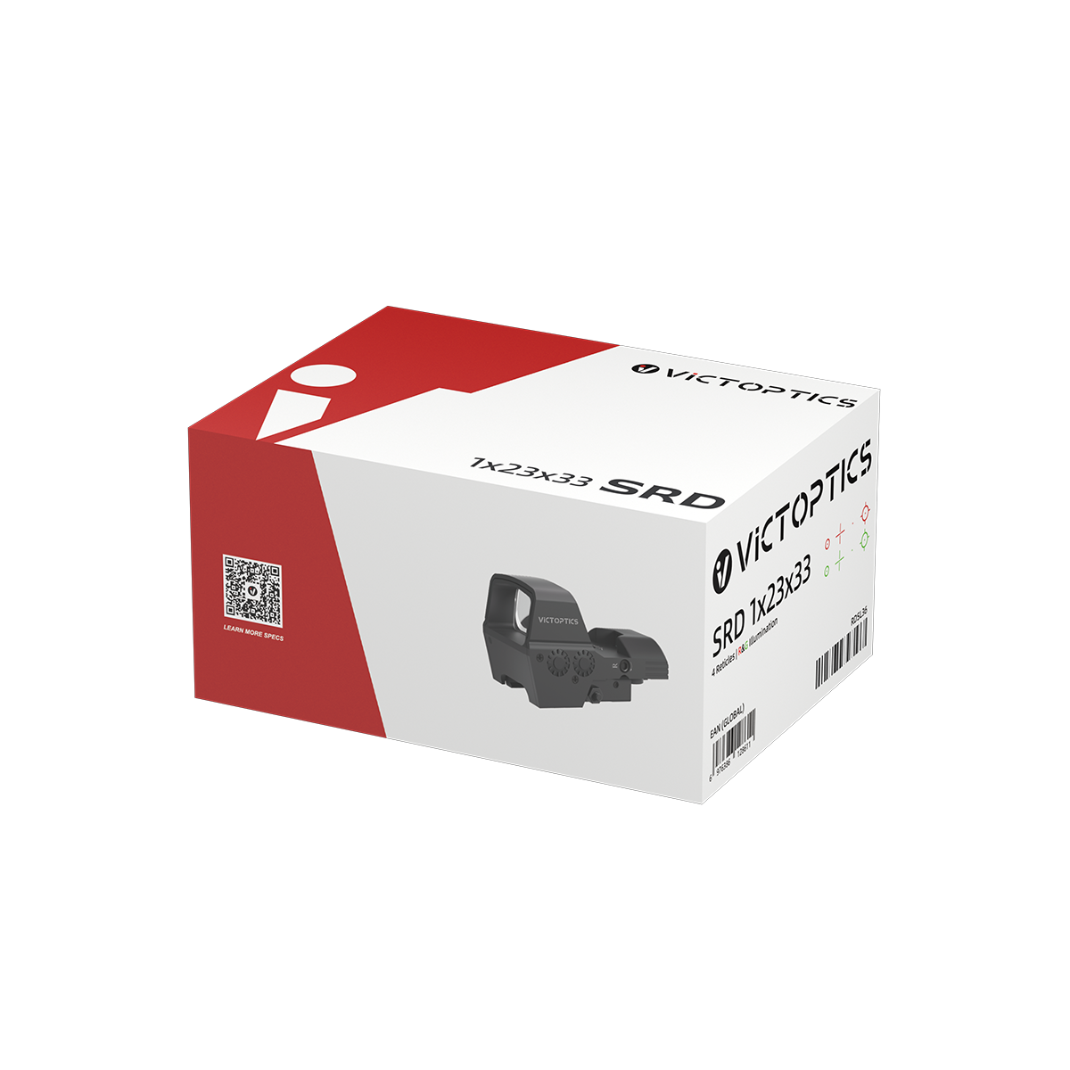 VictOptics SRD 1x23x33 Four-Reticle kolimators