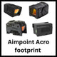 Kolimatori ar Aimpoint Acro footprint