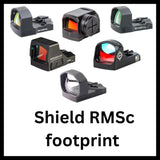 Kolimatori ar Shield RMSc footprint