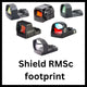 Kolimatori ar Shield RMSc footprint