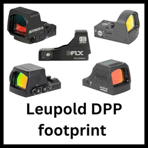 Kolimatori ar Leupold DPP pēdas nospiedumu