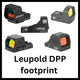 Kolimatori ar Leupold DPP footprint
