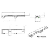 1 inch scope rings [25,4mm] | long Blaser base