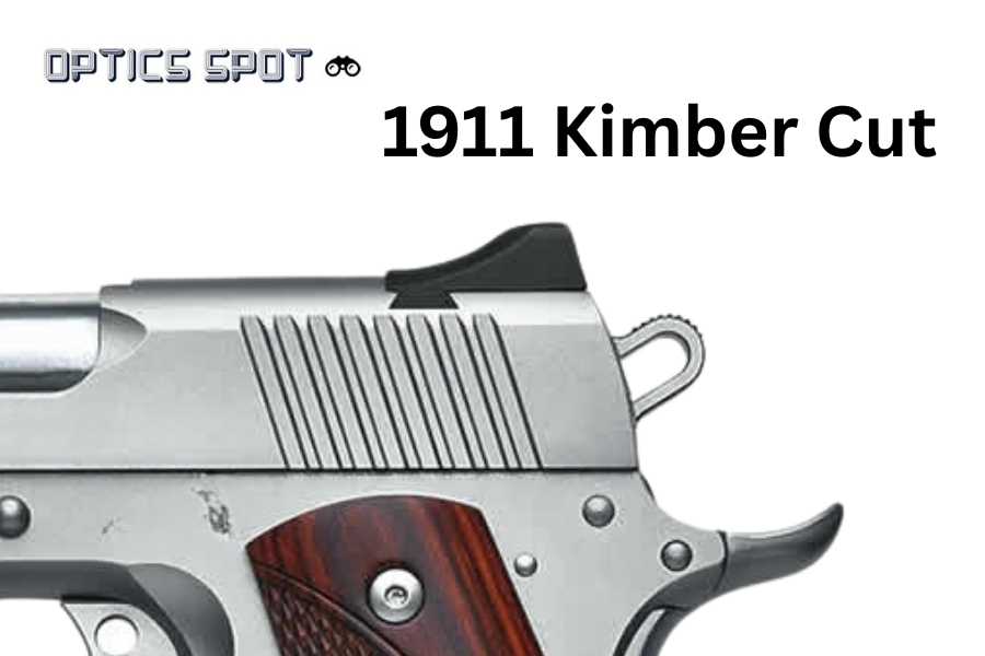 1911 [Kimber Cut] regulējamu tēmēkļu komplekts ar optiskajām šķiedrām 