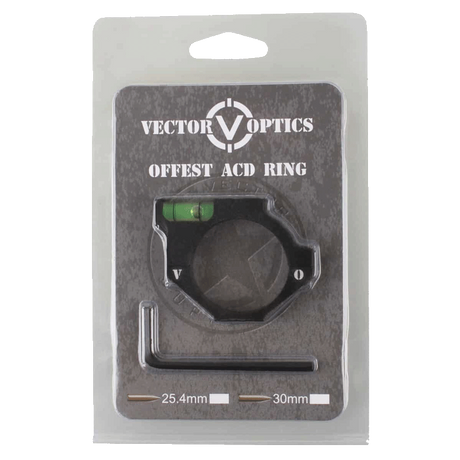 1 inch [25.4 mm] offest burbuļlīmenis šautenes optikai