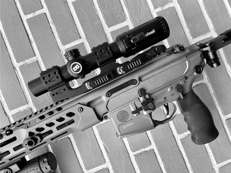 34mm scope mount cantilever | Picatinny QD Ergo bāze - Medium