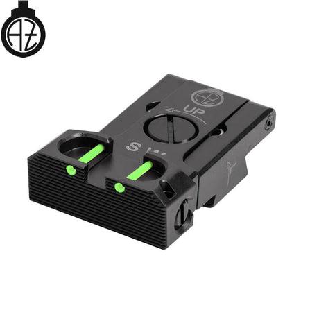 CZ Shadow 2 regulējams aizmugurējais tēmēklis ar optisko šķiedru