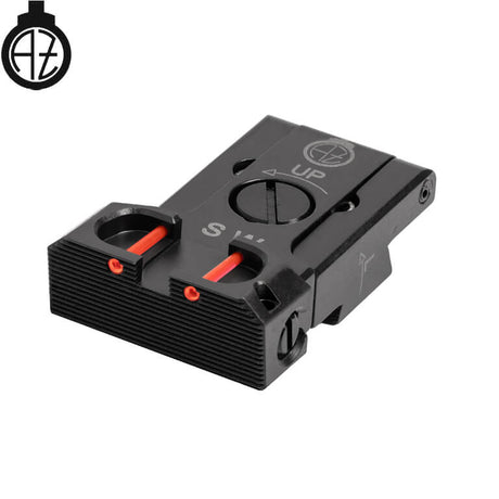 CZ Shadow 2 regulējams aizmugurējais tēmēklis ar optisko šķiedru