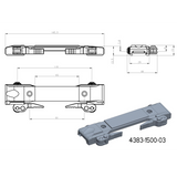 Bāze JK-N adapteriem | picatinny bāze ar QD svirām [gara] 