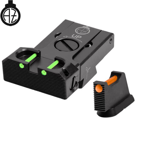 CZ 75B, CZ P-01, CZ 75 SP-01 regulējami mehāniskie tēmēkļi ar optisko šķiedru | tips B Zendl