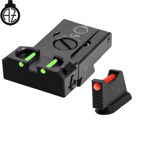 CZ 75B, CZ P-01, CZ 75 SP-01 regulējami mehāniskie tēmēkļi ar optisko šķiedru | tips B Zendl