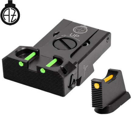 CZ 75B, CZ P-01, CZ 75 SP-01 regulējami mehāniskie tēmēkļi ar optisko šķiedru | tips B Zendl