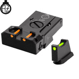 CZ 75B, CZ P-01, CZ 75 SP-01 regulējami mehāniskie tēmēkļi ar optisko šķiedru | type B Zendl