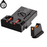 CZ 75B, CZ P-01, CZ 75 SP-01 regulējami mehāniskie tēmēkļi ar optisko šķiedru | type B Zendl
