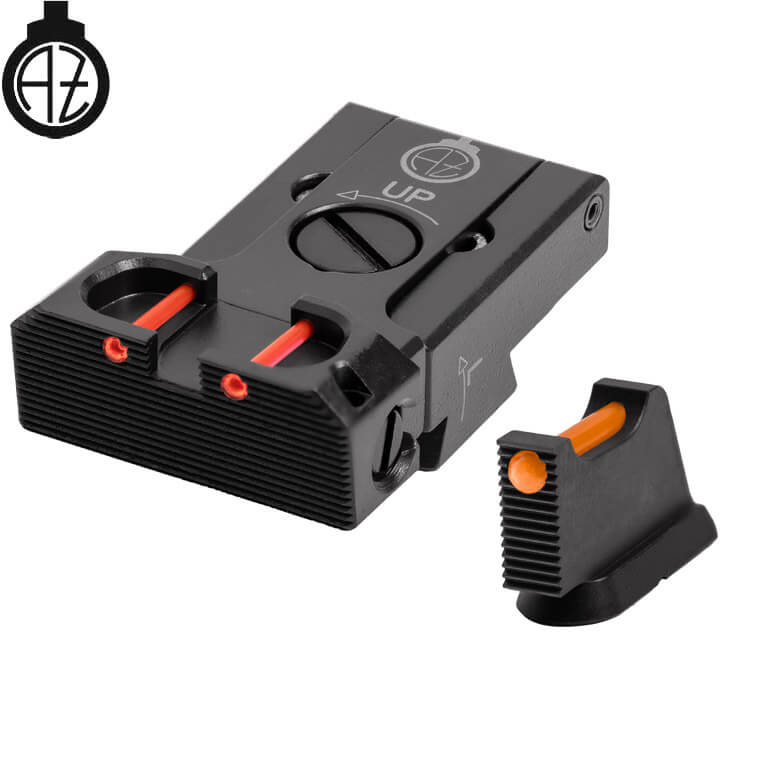 CZ 75B, CZ P-01, CZ 75 SP-01 regulējami mehāniskie tēmēkļi ar optisko šķiedru | type B Zendl