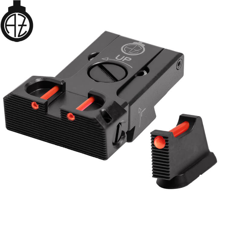 CZ 75B, CZ P-01, CZ 75 SP-01 regulējami mehāniskie tēmēkļi ar optisko šķiedru | type B Zendl