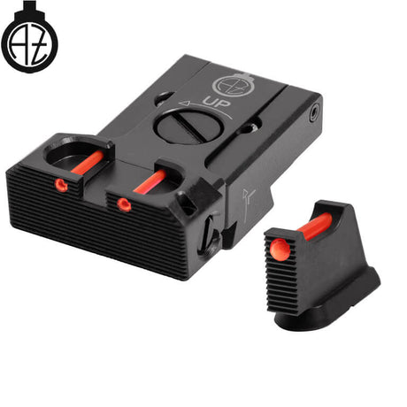 CZ 75B, CZ P-01, CZ 75 SP-01 regulējami mehāniskie tēmēkļi ar optisko šķiedru | tips B Zendl