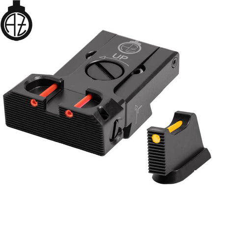 CZ 75B, CZ P-01, CZ 75 SP-01 regulējami mehāniskie tēmēkļi ar optisko šķiedru | tips B Zendl
