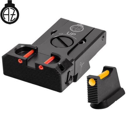 CZ 75B, CZ P-01, CZ 75 SP-01 regulējami mehāniskie tēmēkļi ar optisko šķiedru | tips B Zendl