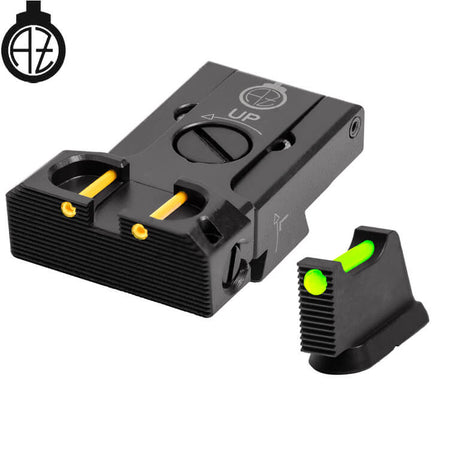 CZ 75B, CZ P-01, CZ 75 SP-01 regulējami mehāniskie tēmēkļi ar optisko šķiedru | tips B Zendl