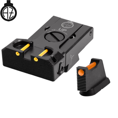 CZ 75B, CZ P-01, CZ 75 SP-01 regulējami mehāniskie tēmēkļi ar optisko šķiedru | tips B Zendl