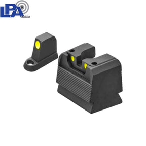 CZ P-10 Optics Ready daļēji regulējami mehāniskie tēmēkļi | ar luminiscējošiem punktiem
