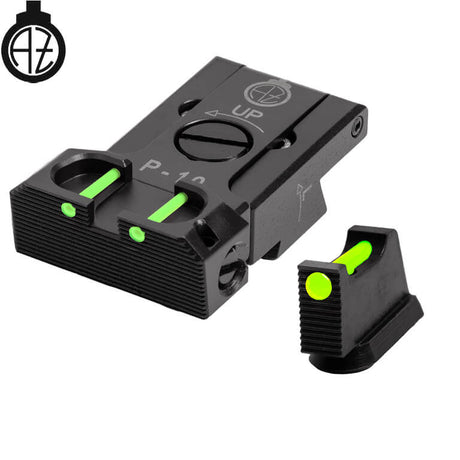 CZ P-10 regulējami mehāniskie tēmēkļi ar optisko šķiedru | type B