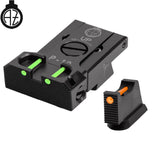 CZ P-10 regulējami mehāniskie tēmēkļi ar optisko šķiedru | type B 
