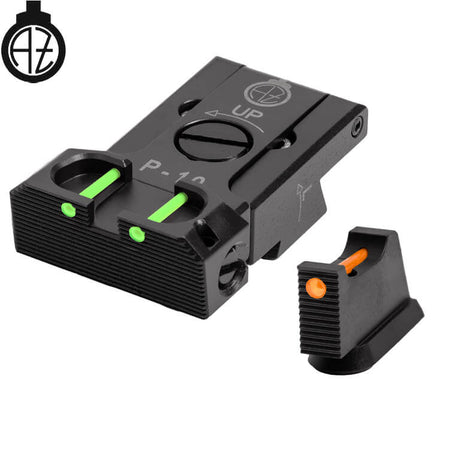 CZ P-10 regulējami mehāniskie tēmēkļi ar optisko šķiedru | type B