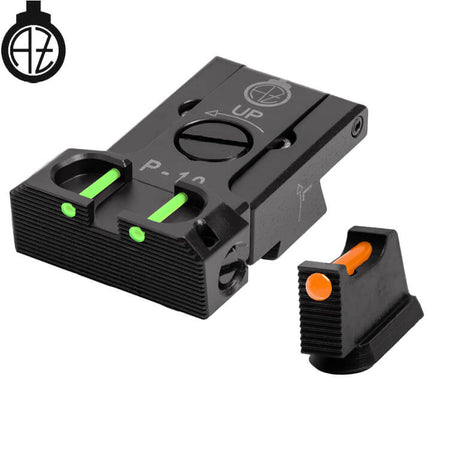CZ P-10 regulējami mehāniskie tēmēkļi ar optisko šķiedru | type B