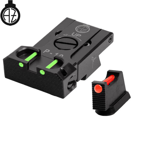 CZ P-10 regulējami mehāniskie tēmēkļi ar optisko šķiedru | type B