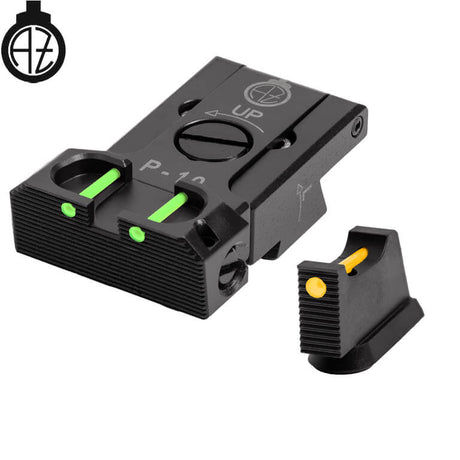 CZ P-10 regulējami mehāniskie tēmēkļi ar optisko šķiedru | type B
