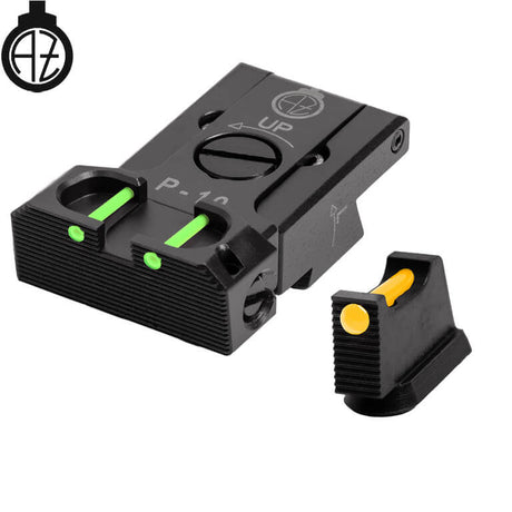 CZ P-10 regulējami mehāniskie tēmēkļi ar optisko šķiedru | type B