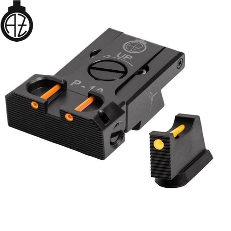 CZ P-10 regulējami mehāniskie tēmēkļi ar optisko šķiedru | type B