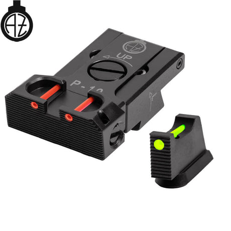 CZ P-10 regulējami mehāniskie tēmēkļi ar optisko šķiedru | type B