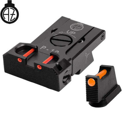 CZ P-10 regulējami mehāniskie tēmēkļi ar optisko šķiedru | type B