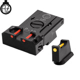CZ P-10 regulējami mehāniskie tēmēkļi ar optisko šķiedru | type B 